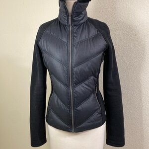 Marmont‎ Black Long Sleeve Jacket with puffy vest zip closure S